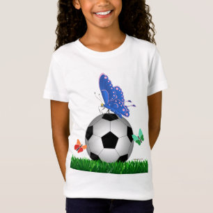Camiseta Fútbol, mariposas