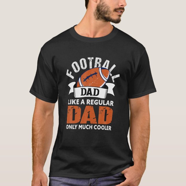 Camiseta Fútbol masculino papá divertido papá fútbol americ (Anverso)
