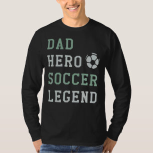 Camiseta Fútbol masculino papá mejor papá que padre día a d