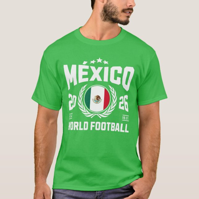 Camiseta Fútbol México 2026 (Anverso)