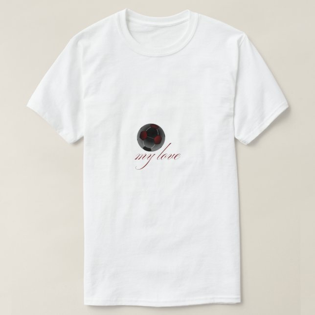 Camiseta Fútbol mi amor (Diseño del anverso)