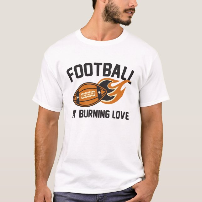 Camiseta Fútbol Mi amor ardiente (Anverso)