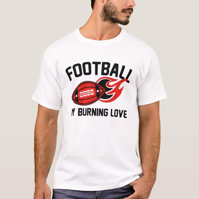 Camiseta Fútbol Mi amor ardiente (Anverso)