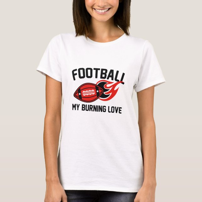 Camiseta Fútbol Mi amor ardiente (Anverso)
