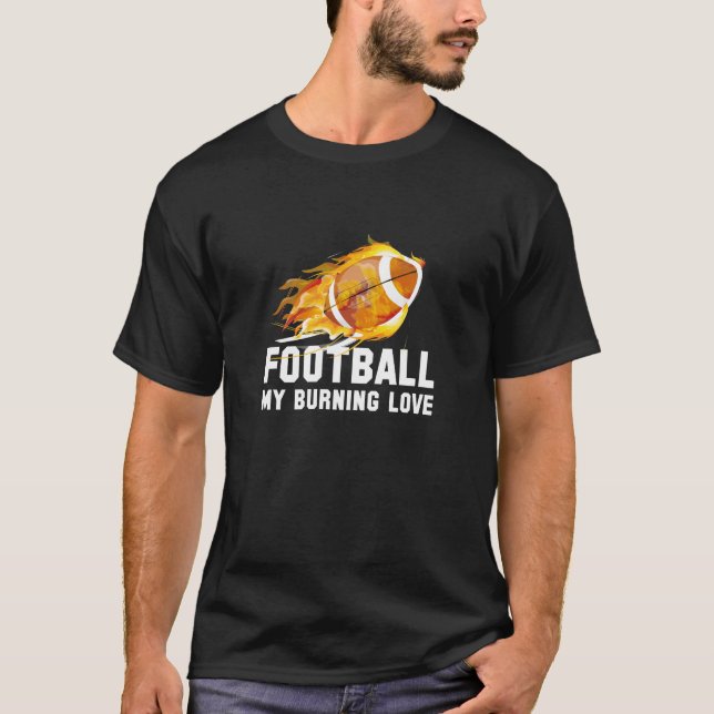 Camiseta Fútbol Mi amor ardiente (Anverso)