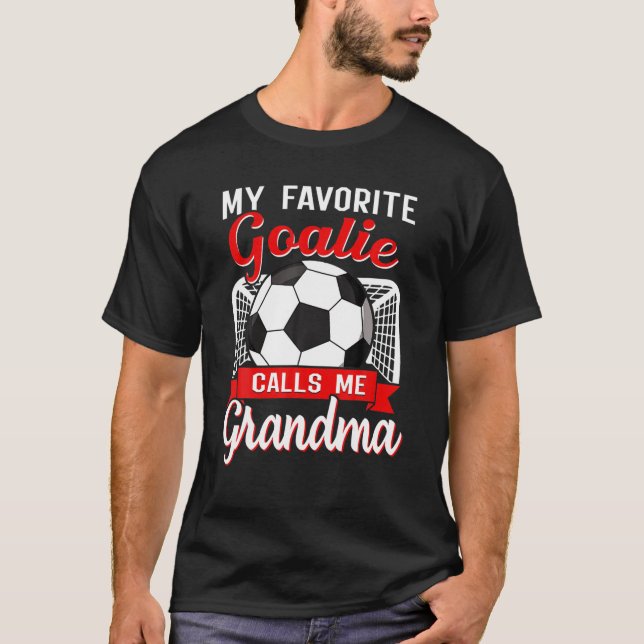 Camiseta Fútbol: mi arquero favorito me llama fútbol de abu (Anverso)