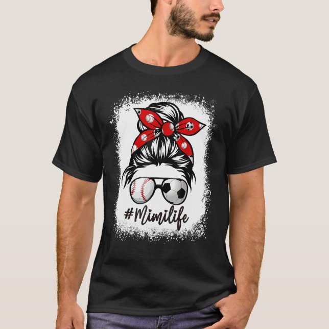 Camiseta Fútbol Mimi Life Desordenado Mola de Béisbol Bun (Anverso)