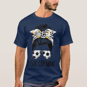 Camiseta Fútbol Mimi Life Messy Bun Bandana Mujeres de Madr