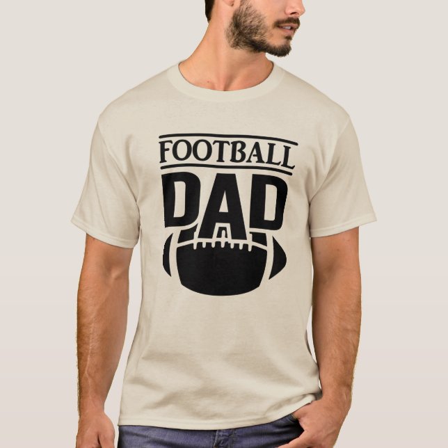 Camiseta Fútbol Moderno Mejor Papá Nunca (Anverso)