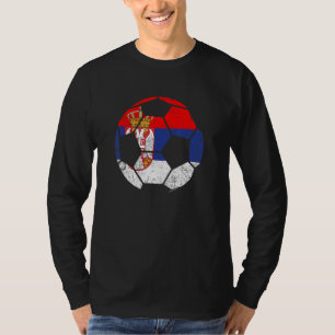 Camiseta Fútbol Mundial Serbia País ventilador serbio B