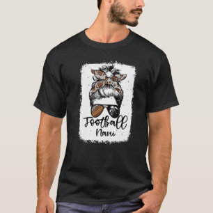 Camiseta Fútbol Nani Vintage Leopardo Moño Desordenado Blan