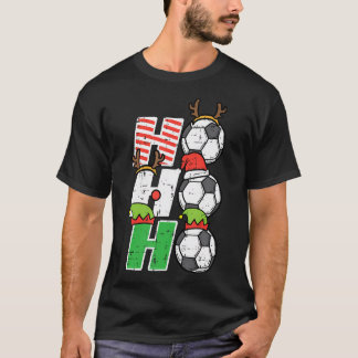 Camiseta Fútbol navidad Ho Ho Ho Ho Fútbol navidad deportiv