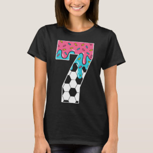 Camiseta Fútbol Niño De 7 Años Helado Goteo Juventud 7º Cum