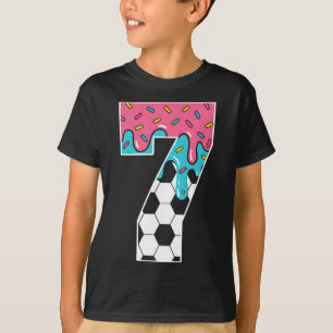 Camiseta Fútbol Niño De 7 Años Helado Goteo Juventud 7º Cum