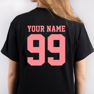 Camiseta Fútbol Nombre número Chica Personalizado