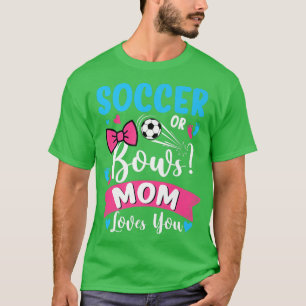 Camiseta Fútbol o cerdas que mamá ama, revelan el sexo del