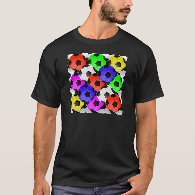 Camiseta Fútbol o fútbol americano multicolor (Anverso)