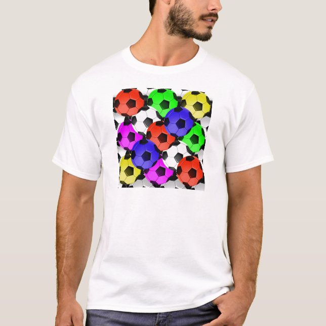 Camiseta Fútbol o fútbol americano multicolor (Anverso)