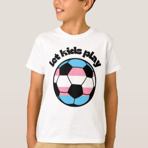 Camiseta fútbol orgullo trans