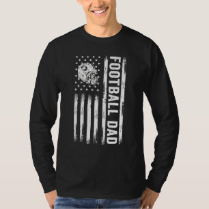 Camiseta Fútbol Papá Bandera Estadounidense Orgulloso Papá