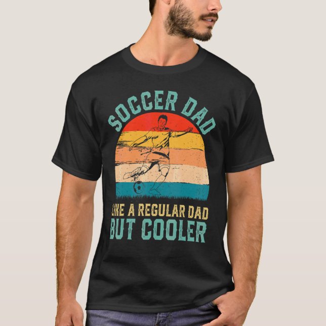 Camiseta Fútbol Papá Futbol, Padres De Fiesta De Papá (Anverso)