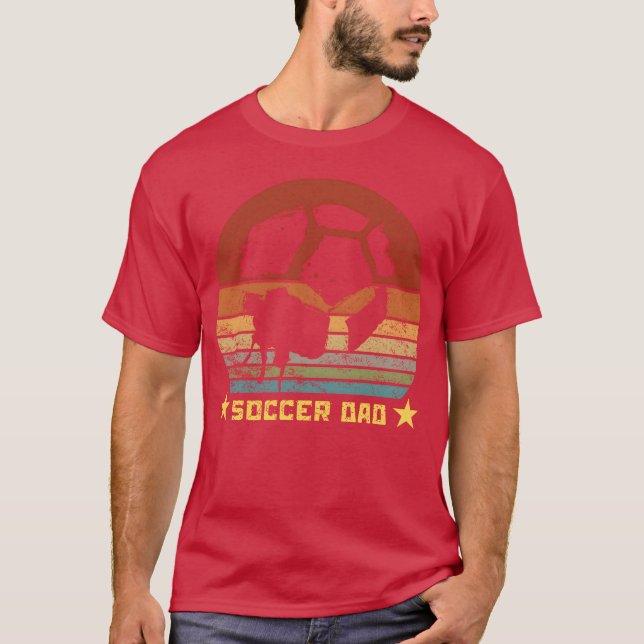 Camiseta Fútbol Papá Noel divertido amante del fútbol papá  (Anverso)