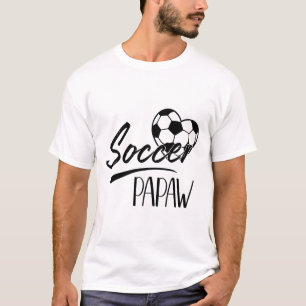 Camiseta Fútbol Papaw Corazón Familia Partido Equipo Jugado