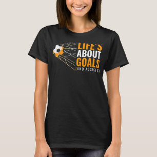 Camiseta Fútbol para niños "La vida de los objetivos"