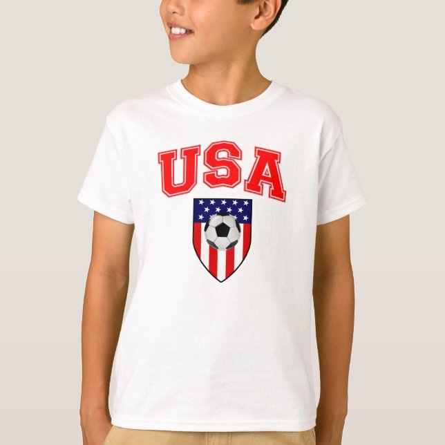 Camiseta Fútbol Patriótico USA (Anverso)