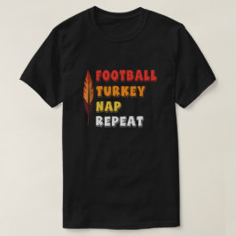 Camiseta Fútbol Pavo Dormir Repetir