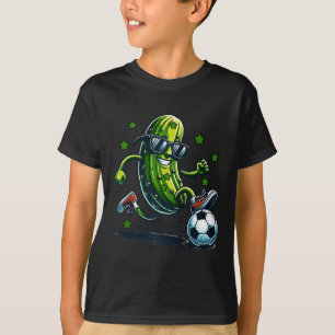 Camiseta Fútbol pepino divertido con gafas de sol para depo