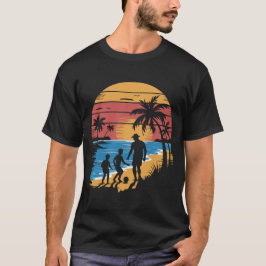 Camiseta Fútbol playa para padres y 2 hijos
