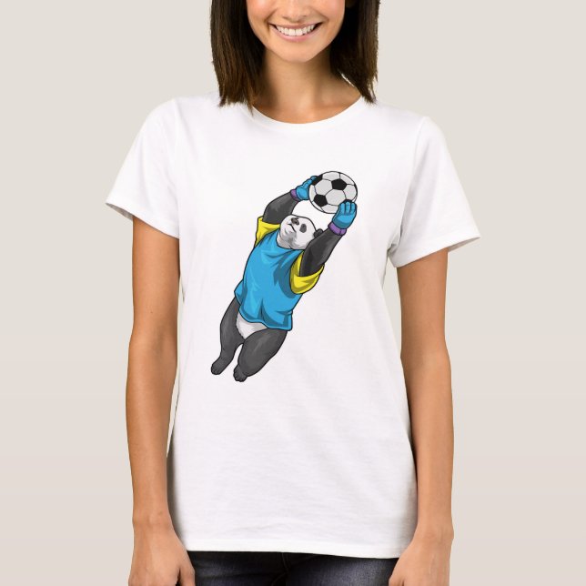 Camiseta Fútbol Portero Panda (Anverso)