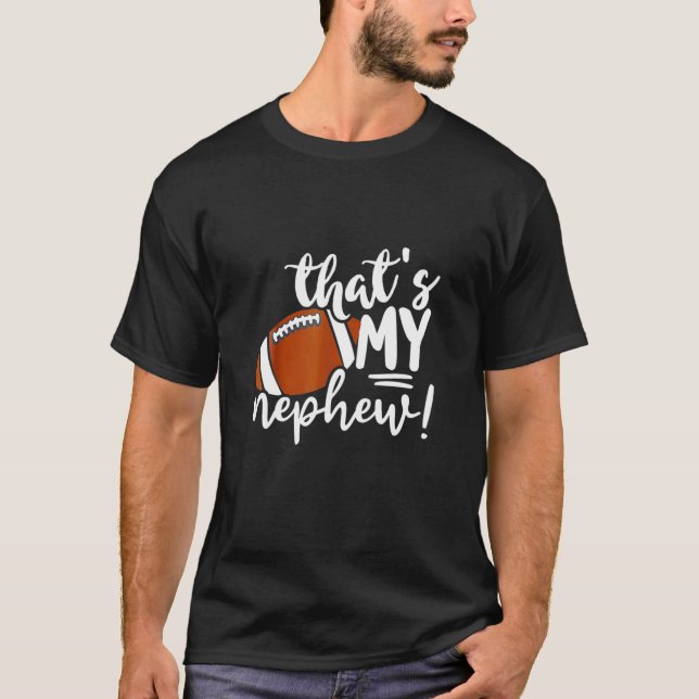 Camiseta Fútbol que es mi sobrino para tía tío (Anverso)