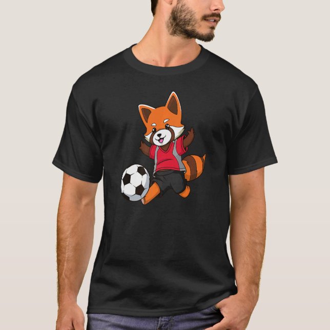 Camiseta Fútbol Red Panda No 3 (Anverso)