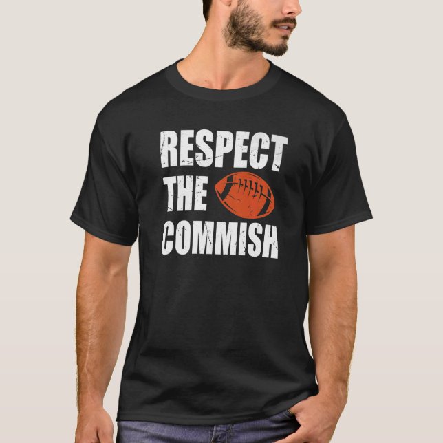 Camiseta Fútbol Respeto El Cham De Fantasía De La Comisión (Anverso)