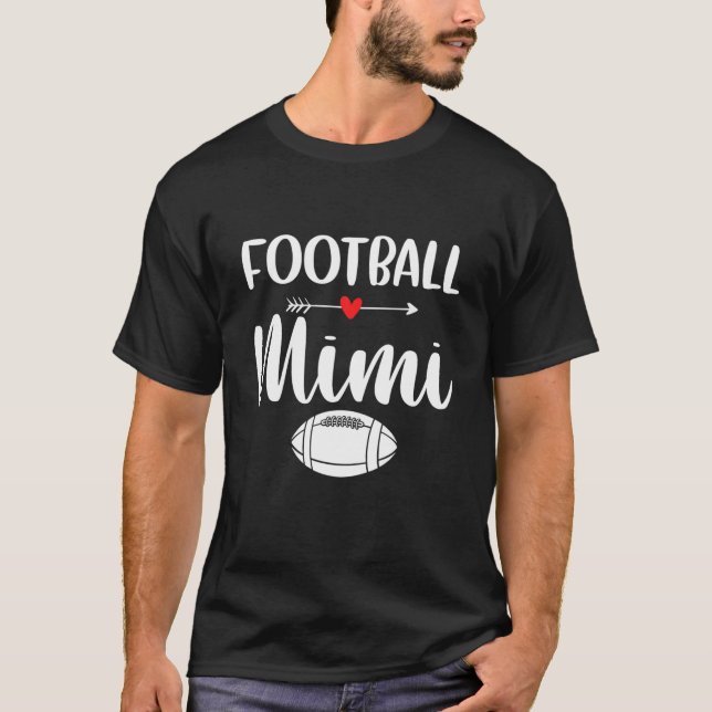 Camiseta Fútbol Retro Americano Mimi Funny Football (Anverso)