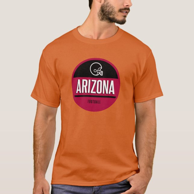 Camiseta Fútbol retro de Arizona (Anverso)