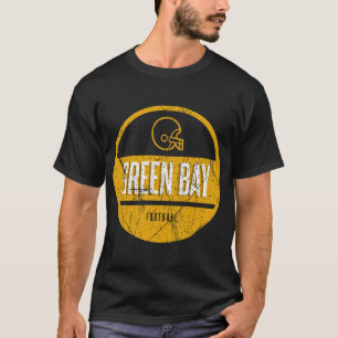 Camiseta Fútbol retro de la bahía verde