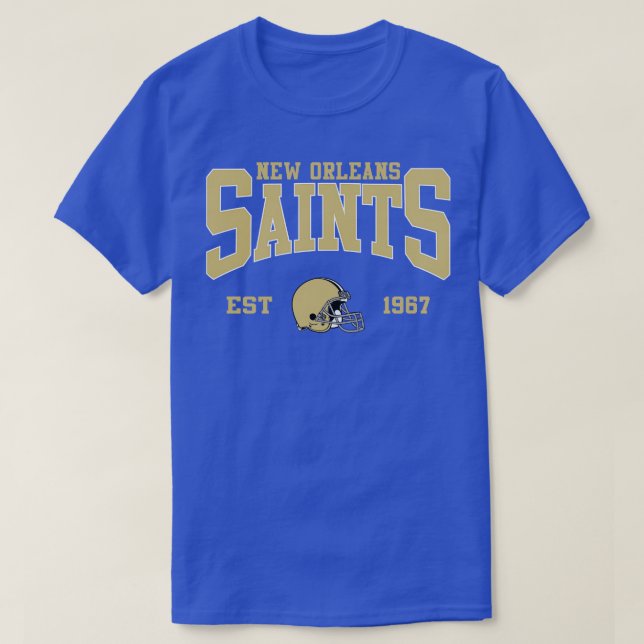 Camiseta Fútbol Retro Nueva Orleans TShirt (Diseño del anverso)