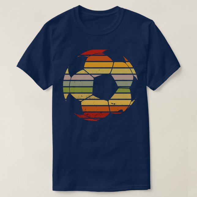 Camiseta Fútbol Retro Sunset Vintage (Diseño del anverso)