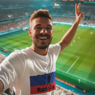 Camiseta Fútbol ruso, personalizable