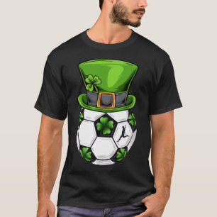 Camiseta Fútbol Shamrock Leprechaun St Patricks Day Boys Ki