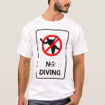 Camiseta Fútbol sin Rótulo de buceo<br><div class="desc">¿El buceo es un problema?</div>