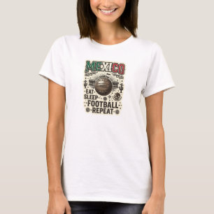 Camiseta Fútbol Soccer México Personalizado 2026