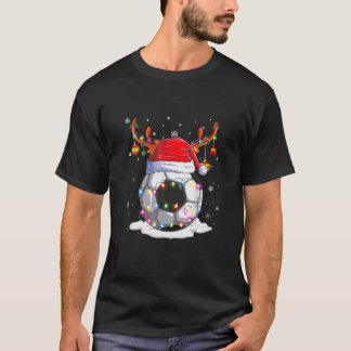 Camiseta Fútbol Sombrero Reindeo Pajamas Hombres B