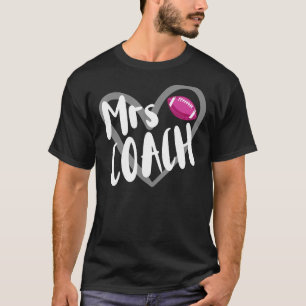 Camiseta Fútbol Sra. Coach Esposa Corazón