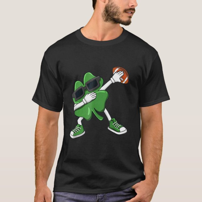 Camiseta Fútbol St Patricks Día Leprechaun Shamrock Boys (Anverso)
