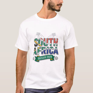 Camiseta Fútbol Sudáfrica 2026 Tipografía Negrita País