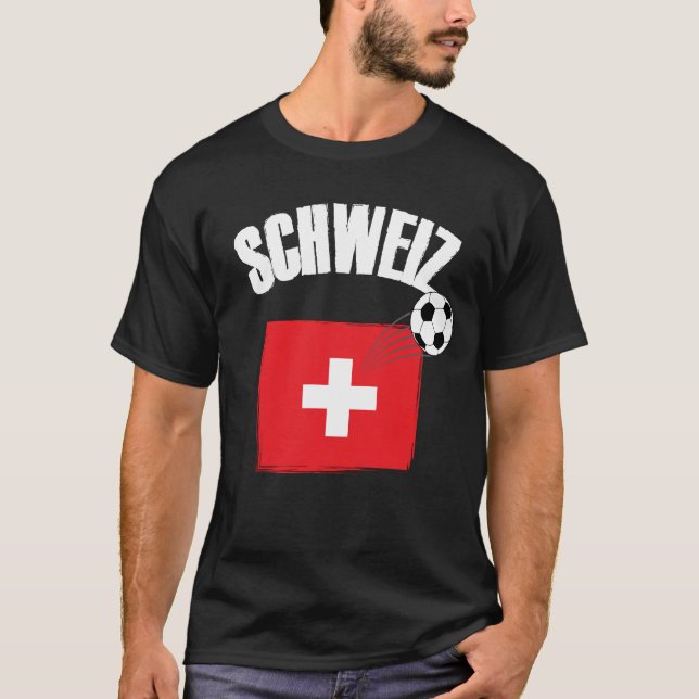 Camiseta Fútbol Suiza Schweiz (Anverso)